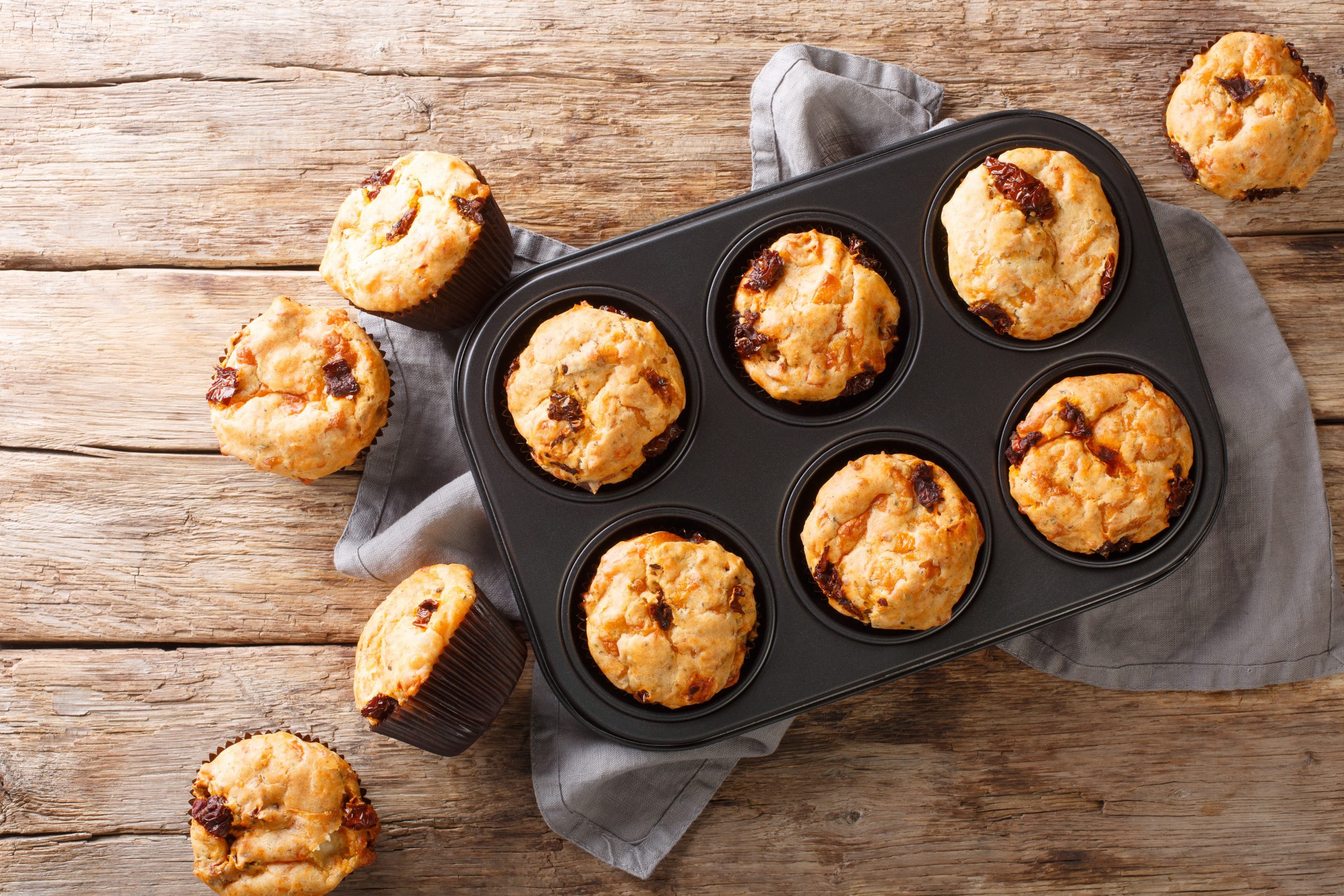 Muffins mit Tomaten / für das Sommerfest / Rauchmühle / Rauchmehl